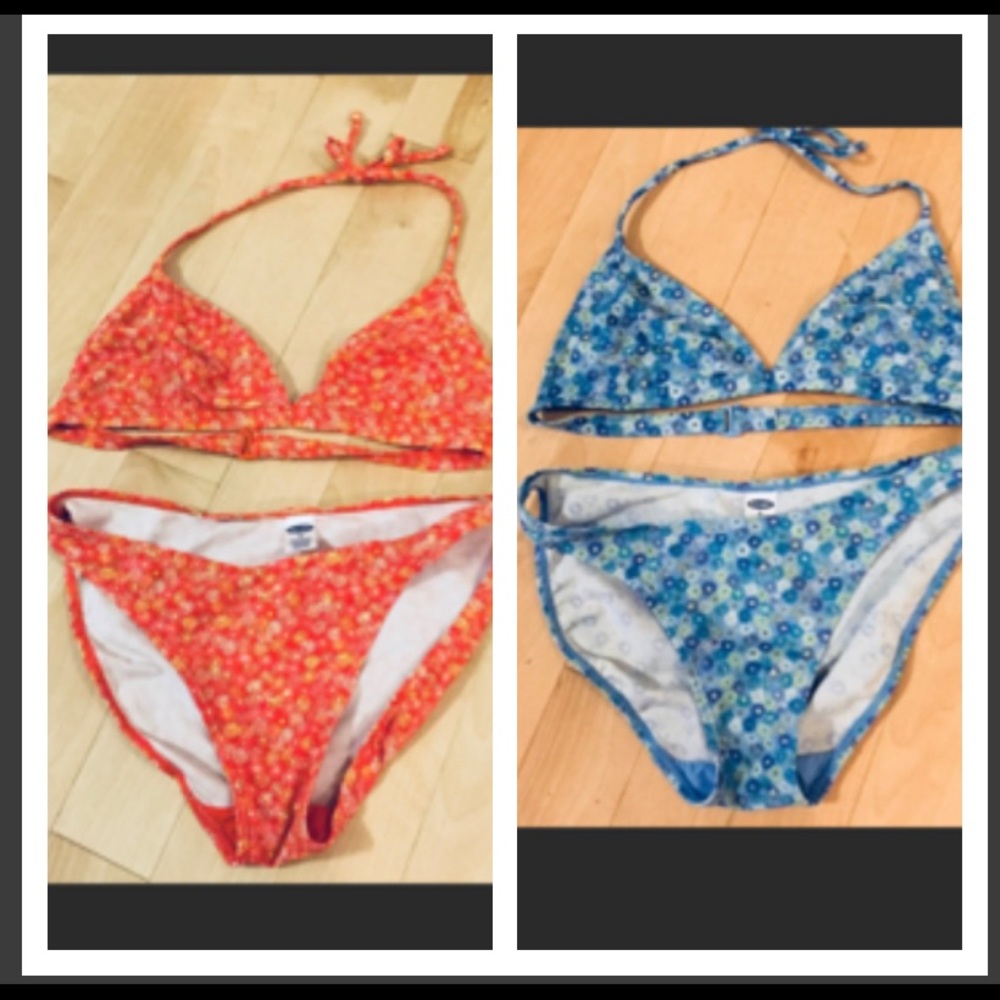 2 Old Navy Bikini Bundle - Sz M top/Sz S bottoms